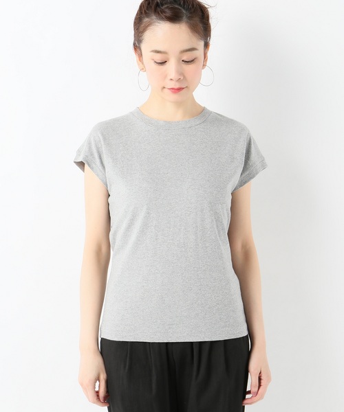 JOURNAL STANDARD(ジャーナルスタンダード)の「CHAMPテンジクフレンチスリーブT(Tシャツ/カットソー・レディース・ホワイト/ブラック/グレー/レモンイエロー・FREE)」の14枚目の写真