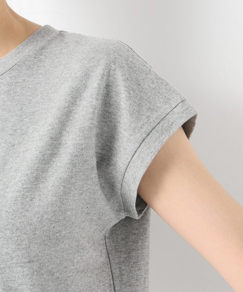 JOURNAL STANDARD(ジャーナルスタンダード)の「CHAMPテンジクフレンチスリーブT(Tシャツ/カットソー・レディース・ホワイト/ブラック/グレー/レモンイエロー・FREE)」の17枚目の写真