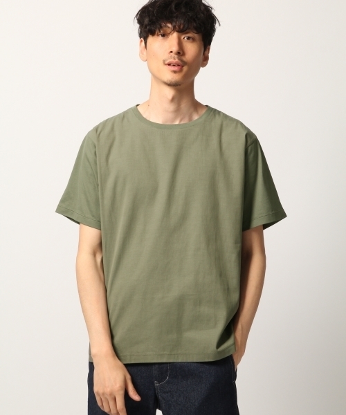 GLOBAL WORK(グローバルワーク)の「フハクキリカエTEE半袖/790746(Tシャツ/カットソー・メンズ・ミント/ブラック/ライトパープル/ライトグレー・LARGE/MEDIUM/SMALL/X-LARGE)」の1枚目の写真