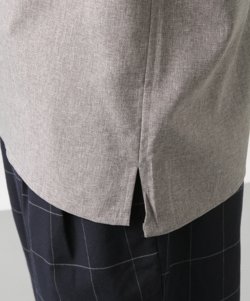 RAGEBLUE（レイジブルー）の「ハーフZIPシャツ7分袖/803700（シャツ/ブラウス・メンズ・ワインレッド/グレー系その他/オリーブ/ブラック・SMALL/MEDIUM/LARGE）」の14枚目の写真