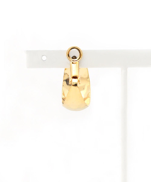 colleca la（コレカラ）の「槌目マットワイドフープイヤリング（イヤリング・レディース・シルバー/ゴールド・FREE）」の10枚目の写真