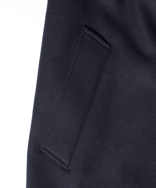 SHIPS JET BLUE(シップスジェットブルー)の「SHIPS JET BLUE: THERMOLITE メルトン ステンカラーコート◇(ステンカラーコート・メンズ・ブラック/ブラウン/ネイビー・SMALL/MEDIUM/LARGE/X-SMALL)」の9枚目の写真