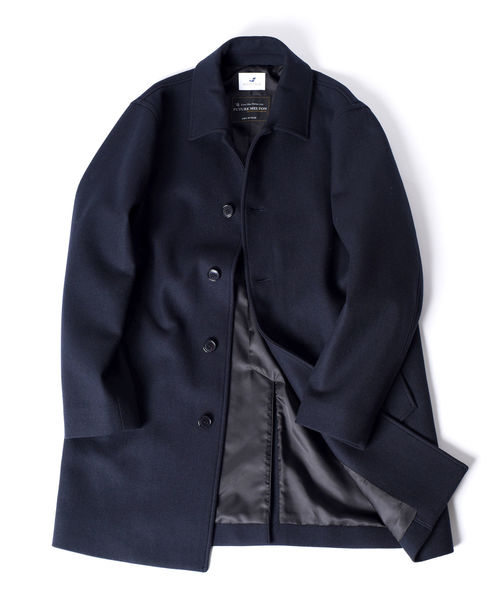 SHIPS JET BLUE(シップスジェットブルー)の「SHIPS JET BLUE: THERMOLITE メルトン ステンカラーコート◇(ステンカラーコート・メンズ・ブラック/ブラウン/ネイビー・SMALL/MEDIUM/LARGE/X-SMALL)」の17枚目の写真