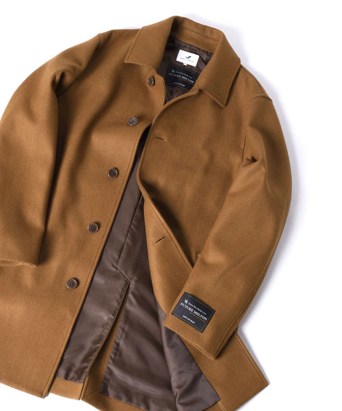 SHIPS JET BLUE(シップスジェットブルー)の「SHIPS JET BLUE: THERMOLITE メルトン ステンカラーコート◇(ステンカラーコート・メンズ・ブラック/ブラウン/ネイビー・SMALL/MEDIUM/LARGE/X-SMALL)」の19枚目の写真