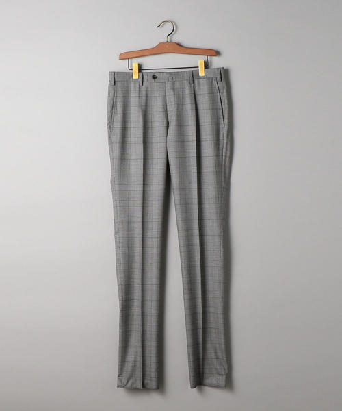 UNITED ARROWS（ユナイテッドアローズ）の「UADT グレンチェック 1プリーツ パンツ（スラックス・メンズ・グレー・52/48/46/42/44/50/54）」の6枚目の写真
