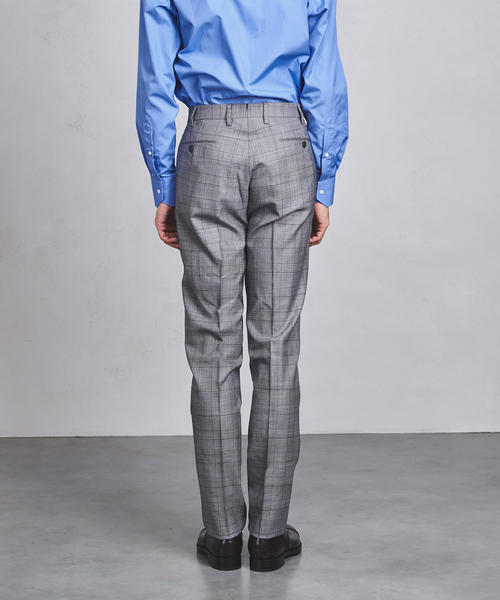 UNITED ARROWS（ユナイテッドアローズ）の「UADT グレンチェック 1プリーツ パンツ（スラックス・メンズ・グレー・52/48/46/42/44/50/54）」の5枚目の写真