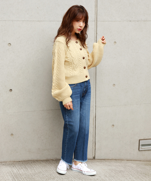 apres jour(アプレジュール)の「シガレットデニムパンツ【ZOZOTOWN限定アイテム】(デニムパンツ・レディース・インディゴブルー/ブルー・MEDIUM/LARGE/SMALL)」の20枚目の写真