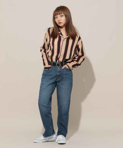 apres jour(アプレジュール)の「シガレットデニムパンツ【ZOZOTOWN限定アイテム】(デニムパンツ・レディース・インディゴブルー/ブルー・MEDIUM/LARGE/SMALL)」の9枚目の写真