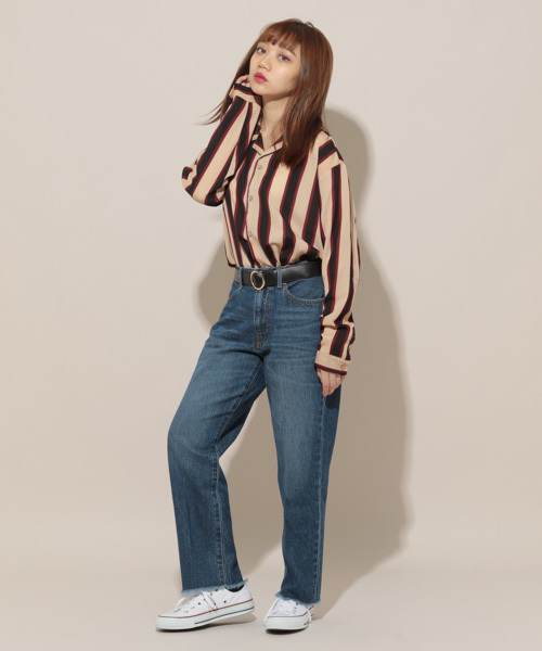 apres jour(アプレジュール)の「シガレットデニムパンツ【ZOZOTOWN限定アイテム】(デニムパンツ・レディース・インディゴブルー/ブルー・MEDIUM/LARGE/SMALL)」の12枚目の写真