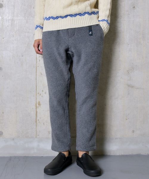 Gramicci(グラミチ)の「GRAMiCCi(グラミチ): SHIPS別注 ボア フリース パンツ□(その他パンツ・メンズ・ブラック/グレー・SMALL/MEDIUM/LARGE)」の1枚目の写真
