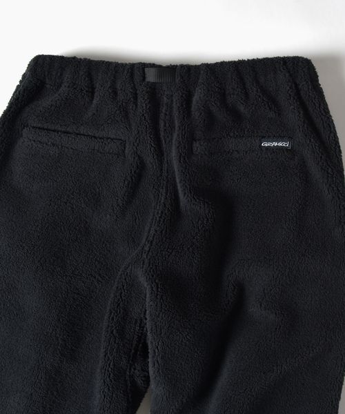 Gramicci(グラミチ)の「GRAMiCCi(グラミチ): SHIPS別注 ボア フリース パンツ□(その他パンツ・メンズ・ブラック/グレー・SMALL/MEDIUM/LARGE)」の8枚目の写真