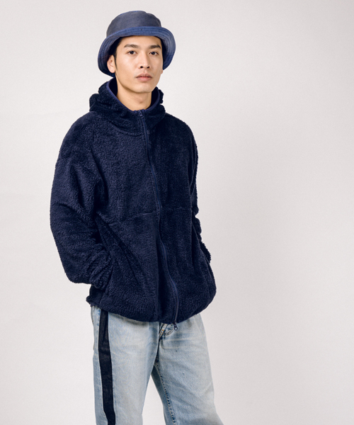 GOOD DEAL（グッドディール）の「【GOOD DEAL / グッドディール】SOFT BOA HOOD PARKA（その他アウター・レディース・ブラック/ネイビー/ナチュラル・S/M/L）」の3枚目の写真