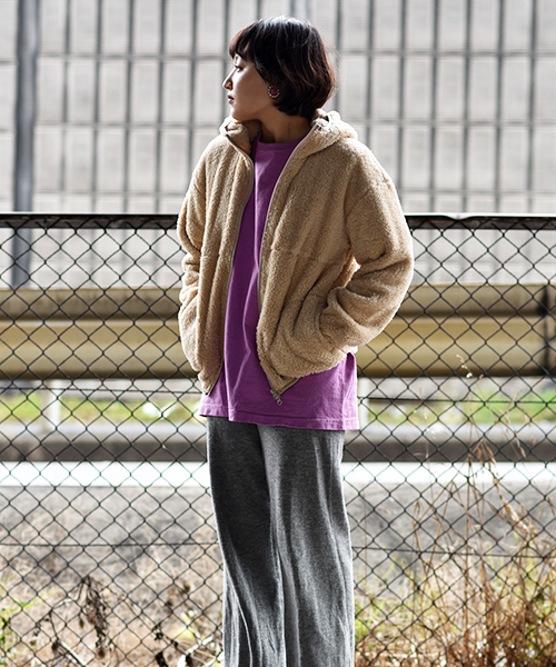 GOOD DEAL（グッドディール）の「【GOOD DEAL / グッドディール】SOFT BOA HOOD PARKA（その他アウター・レディース・ブラック/ネイビー/ナチュラル・S/M/L）」の11枚目の写真