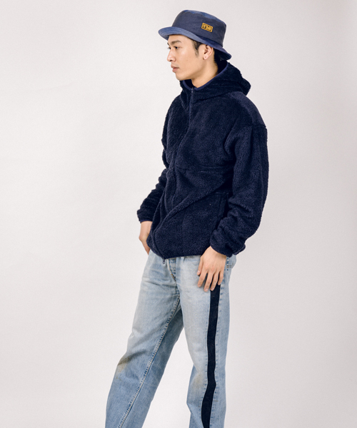 GOOD DEAL（グッドディール）の「【GOOD DEAL / グッドディール】SOFT BOA HOOD PARKA（その他アウター・レディース・ブラック/ネイビー/ナチュラル・S/M/L）」の13枚目の写真