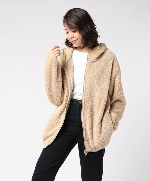 GOOD DEAL（グッドディール）の「【GOOD DEAL / グッドディール】SOFT BOA HOOD PARKA（その他アウター・レディース・ブラック/ネイビー/ナチュラル・S/M/L）」の18枚目の写真