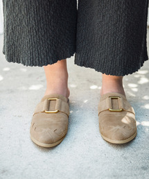 ALEXIA STAM | Buckle Flat Mule/フラットミュール(スリッポン)