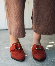 ALEXIA STAM | Buckle Flat Mule/フラットミュール(スリッポン)