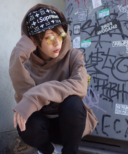 rovtski（ロフトスキー）の「【ビッグシルエット】LEESMA PO HOOD SW SOLID（パーカー・レディース・ベージュ/ブラウン/モカ・FREE）」の3枚目の写真