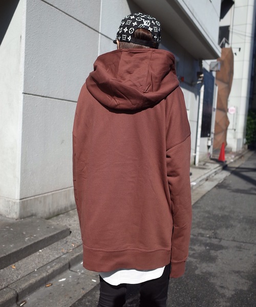 rovtski（ロフトスキー）の「【ビッグシルエット】LEESMA PO HOOD SW SOLID（パーカー・レディース・ベージュ/ブラウン/モカ・FREE）」の8枚目の写真