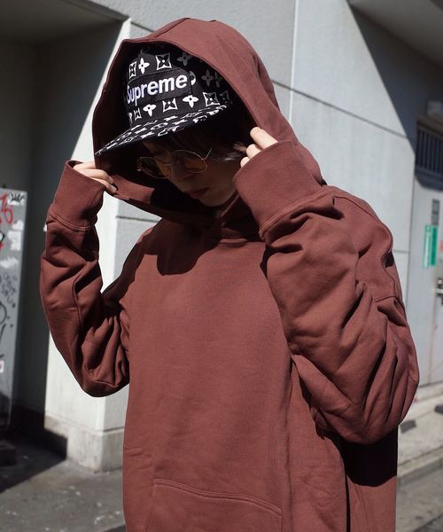 rovtski（ロフトスキー）の「【ビッグシルエット】LEESMA PO HOOD SW SOLID（パーカー・レディース・ベージュ/ブラウン/モカ・FREE）」の9枚目の写真