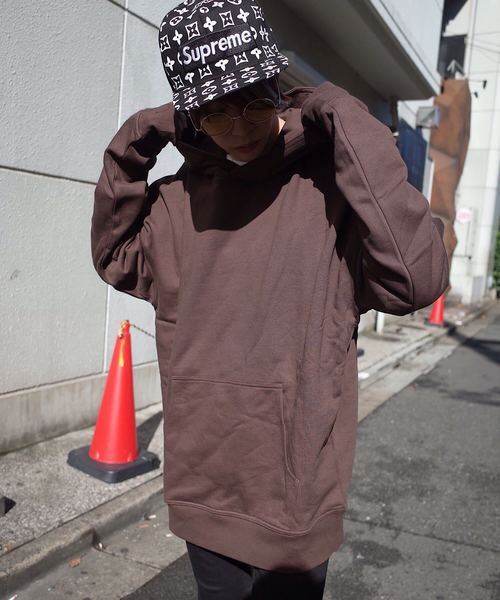 rovtski（ロフトスキー）の「【ビッグシルエット】LEESMA PO HOOD SW SOLID（パーカー・レディース・ベージュ/ブラウン/モカ・FREE）」の17枚目の写真