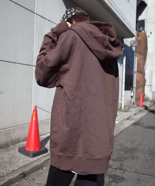 rovtski（ロフトスキー）の「【ビッグシルエット】LEESMA PO HOOD SW SOLID（パーカー・レディース・ベージュ/ブラウン/モカ・FREE）」の18枚目の写真