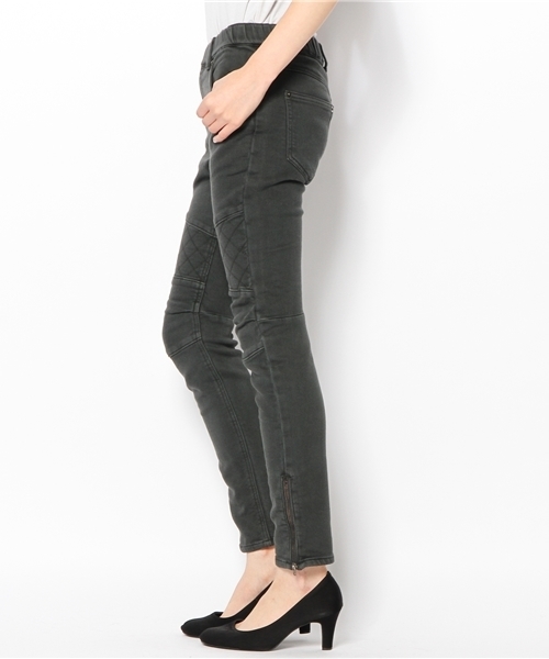 Another Edition（アナザーエディション）の「AE BIKERS EASY PT（その他パンツ・レディース・ブラック/ライトグレー・SMALL/MEDIUM）」の3枚目の写真