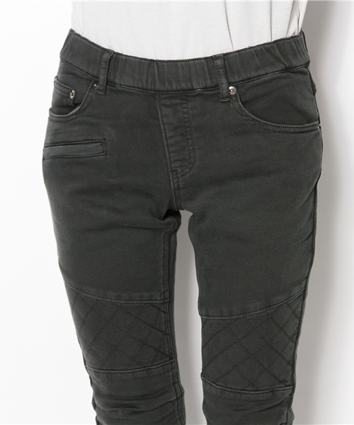 Another Edition（アナザーエディション）の「AE BIKERS EASY PT（その他パンツ・レディース・ブラック/ライトグレー・SMALL/MEDIUM）」の5枚目の写真