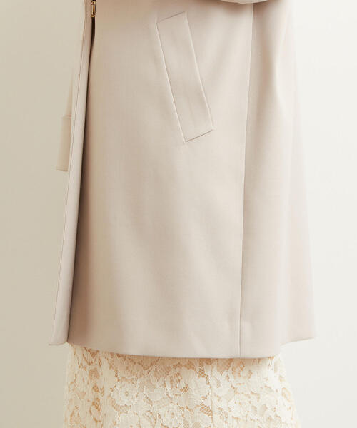 green label relaxing（グリーンレーベルリラクシング）の「◆FFC ダブルクロス チェスター コート（チェスターコート・レディース・ベージュ/ネイビー/ダークグリーン・38/40/34/36）」の16枚目の写真