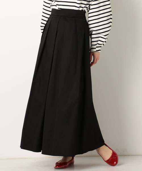 archives（アルシーヴ）の「タックフレアパンツ（その他パンツ・レディース・ブラック/ベージュ/モカ・MEDIUM）」の2枚目の写真