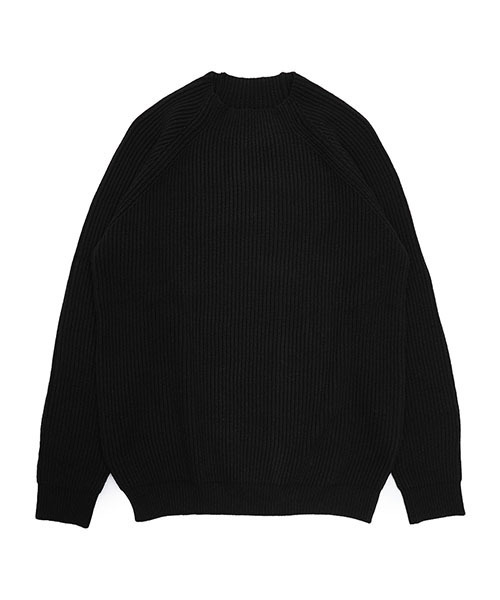 FACTOTUM(ファクトタム)の「【FACTOTUM】アウトラストニットモックネック(ニット/セーター・メンズ・ブラック/バーガンディー・46/44)」の2枚目の写真