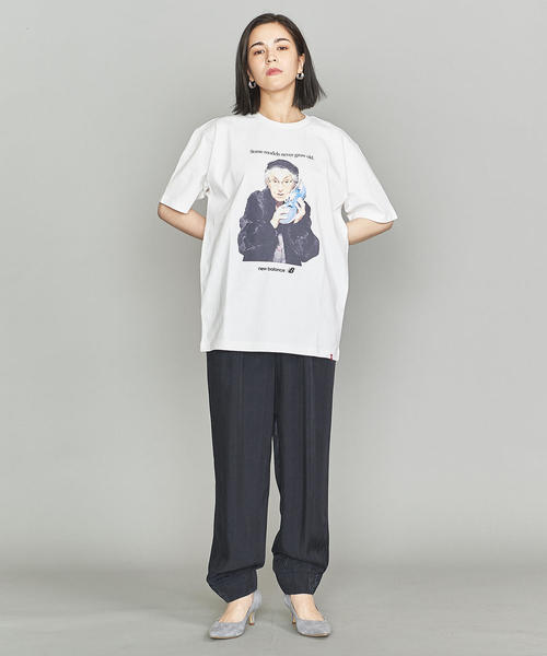 NEW BALANCE（ニューバランス）の「＜new balance（ニューバランス）＞プリントTシャツ（Tシャツ/カットソー・レディース・ホワイト・MEDIUM）」の5枚目の写真