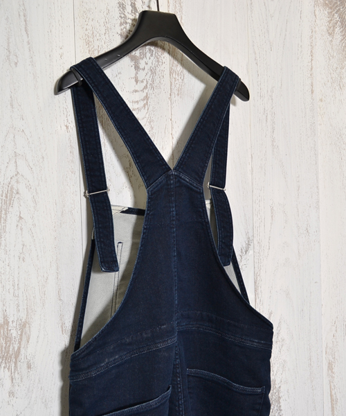 AMERICAN RAG CIE（アメリカンラグシー）の「ﾆｯﾄ風ﾃﾞﾆﾑ9分丈ｻﾛﾍﾟｯﾄ/TSS-L141-AO053（サロペット/オーバーオール・レディース・オフホワイト/インディゴブルー・FREE）」の13枚目の写真