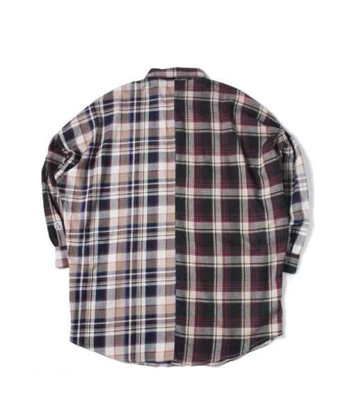 GALLIS ADDICTION（ガリスアディクション）の「GAクレイジーチェックシャツ（シャツ/ブラウス・メンズ・イエロー/ベージュ・FREE）」の9枚目の写真