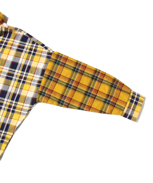 GALLIS ADDICTION（ガリスアディクション）の「GAクレイジーチェックシャツ（シャツ/ブラウス・メンズ・イエロー/ベージュ・FREE）」の10枚目の写真