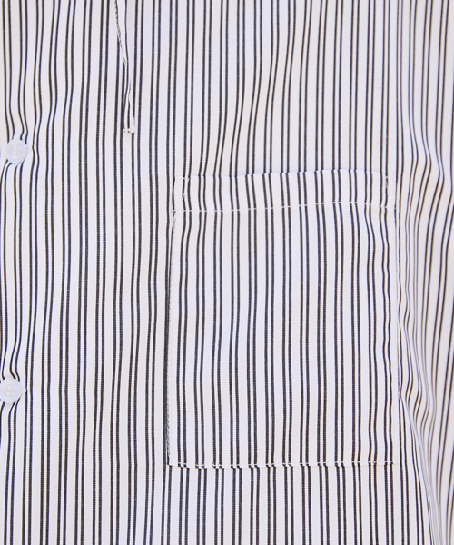 kutir（クティール）の「【ビッグシルエット】ストライプ フードシャツ（シャツ/ブラウス・メンズ・ホワイト系その他/ブラック系その他・MEDIUM/LARGE）」の20枚目の写真