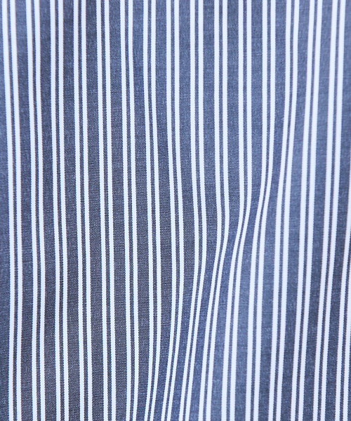 kutir（クティール）の「【ビッグシルエット】ストライプ フードシャツ（シャツ/ブラウス・メンズ・ホワイト系その他/ブラック系その他・MEDIUM/LARGE）」の3枚目の写真