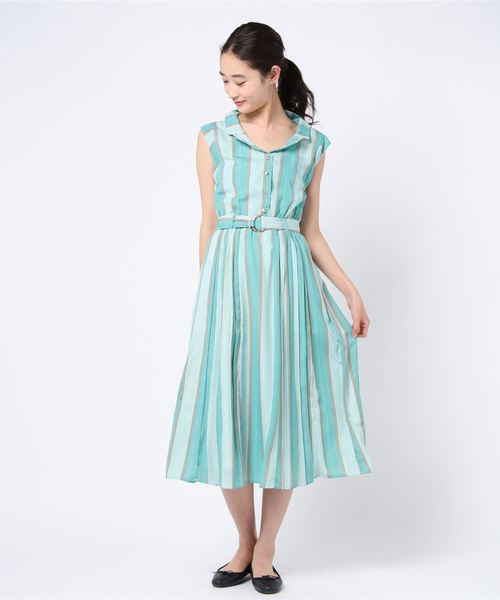 新品未使用品　FR2golf  ペイズリープリーツワンピース FRAY I.D（フレイアイディー）の「2wayジョーゼットプリーツ