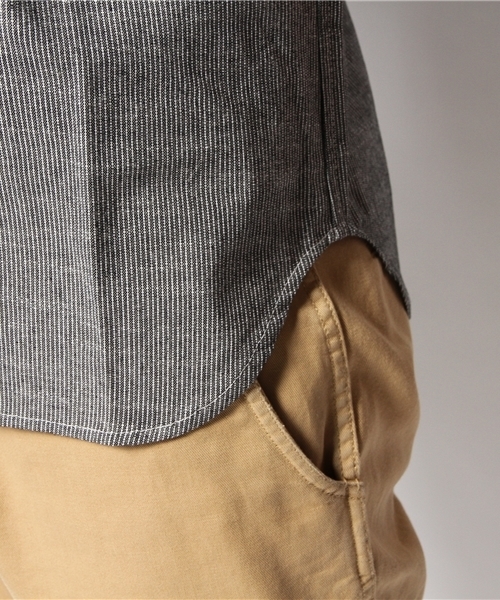 WEGO（ウィゴー）の「WEGO/ベースボール半袖シャツ（シャツ/ブラウス・メンズ・ホワイト/ブラック・LARGE/MEDIUM）」の7枚目の写真