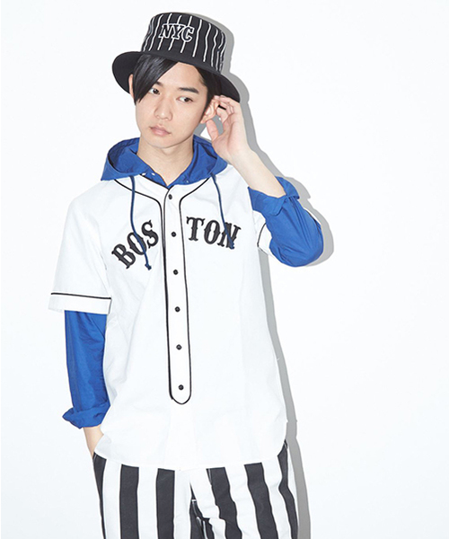 WEGO（ウィゴー）の「WEGO/ベースボール半袖シャツ（シャツ/ブラウス・メンズ・ホワイト/ブラック・LARGE/MEDIUM）」の14枚目の写真