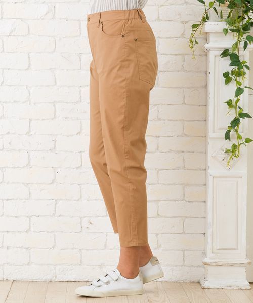 sabstreet my standard（サブストリートマイスタンダード）の「コットンポプリンクロップドパンツ【大きいサイズ対応】【15号(3L)～19号(5L)】（その他パンツ・レディース・ネイビー/カーキ/モカ・15号/9号）」の20枚目の写真