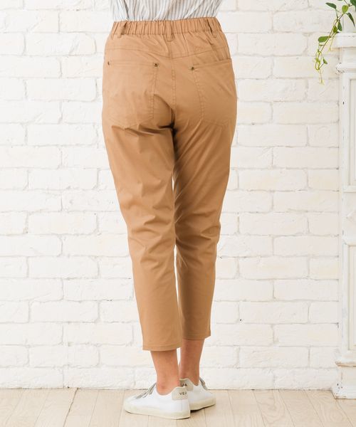 sabstreet my standard（サブストリートマイスタンダード）の「コットンポプリンクロップドパンツ【大きいサイズ対応】【15号(3L)～19号(5L)】（その他パンツ・レディース・ネイビー/カーキ/モカ・15号/9号）」の19枚目の写真