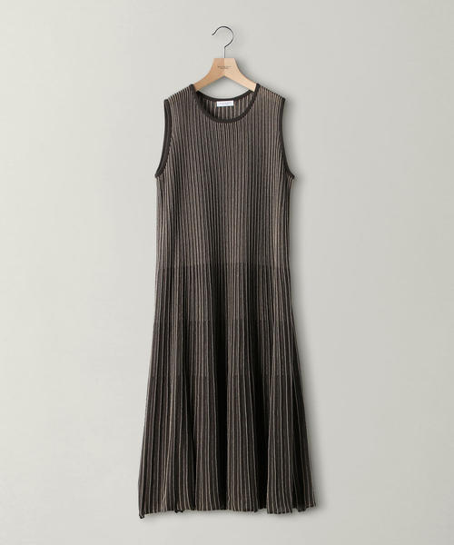 BEAUTY&YOUTH UNITED ARROWS(ビューティーアンドユースユナイテッドアローズ)の「BY プリーツニットワンピース(ワンピース・レディース・オリーブ/ベージュ・FREE)」の5枚目の写真