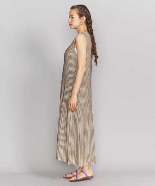 BEAUTY&YOUTH UNITED ARROWS(ビューティーアンドユースユナイテッドアローズ)の「BY プリーツニットワンピース(ワンピース・レディース・オリーブ/ベージュ・FREE)」の11枚目の写真