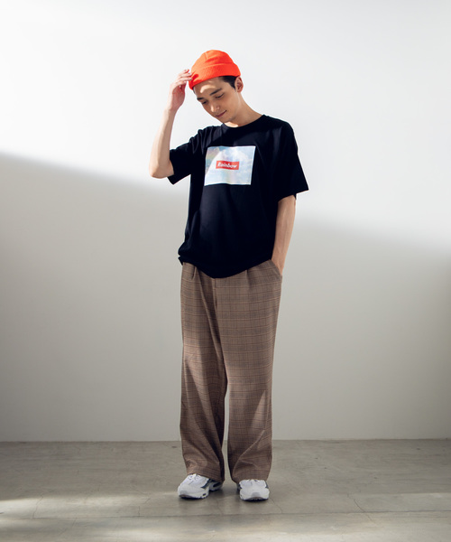 WEGO（ウィゴー）の「WEGO/カラフルフォトボックスTシャツ（Tシャツ/カットソー・メンズ・ブラック/ブラック系その他/ホワイト系その他/ホワイト・LARGE/MEDIUM/SMALL）」の14枚目の写真