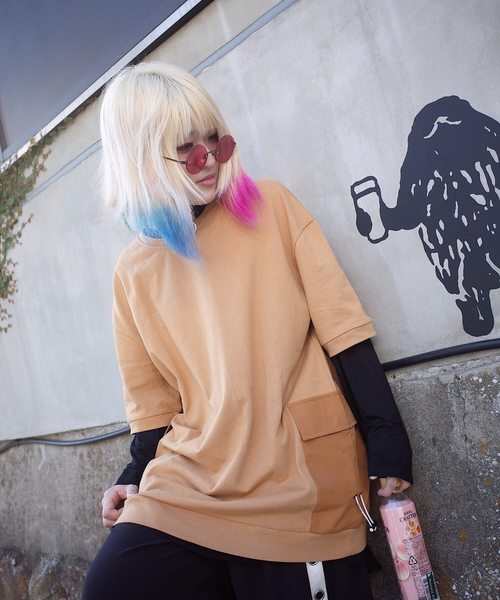 rovtski(ロフトスキー)の「2019SS SID ASST SS T SHIRT2/シド オーバーサイズ デザイン Tシャツ 半袖(Tシャツ/カットソー・レディース・ホワイト系その他/ブラック系その他/ベージュ系その他/ホワイト系その他2/ホワイト系その他3/ホワイト系その他4/ブラック系その他2/ブラック系その他3/ブラック系その他4/ベージュ系その他2・FREE)」の1枚目の写真