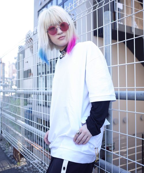 rovtski(ロフトスキー)の「2019SS SID ASST SS T SHIRT2/シド オーバーサイズ デザイン Tシャツ 半袖(Tシャツ/カットソー・レディース・ホワイト系その他/ブラック系その他/ベージュ系その他/ホワイト系その他2/ホワイト系その他3/ホワイト系その他4/ブラック系その他2/ブラック系その他3/ブラック系その他4/ベージュ系その他2・FREE)」の3枚目の写真