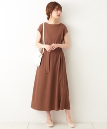前後2WAYワッフルカシュクールワンピース