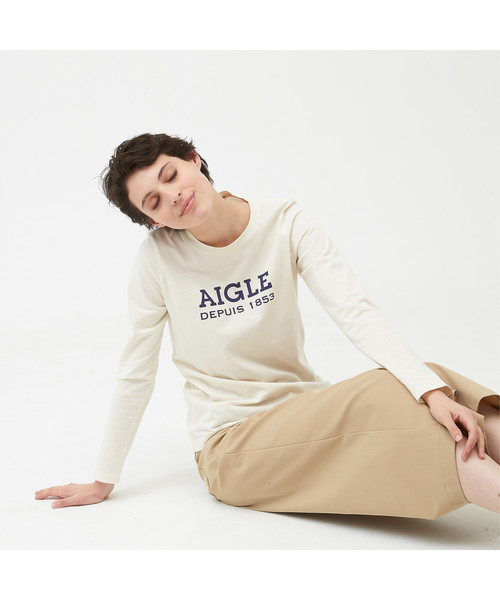 AIGLE�i�G�[�O���j�́u�z������ AIGLE���S ����T�V���c�iT�V���c/�J�b�g�\�[�j�v�b�I�t�z���C�g
