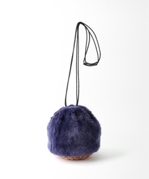 【Bagmati / バグマティ】drawstring fur bag
